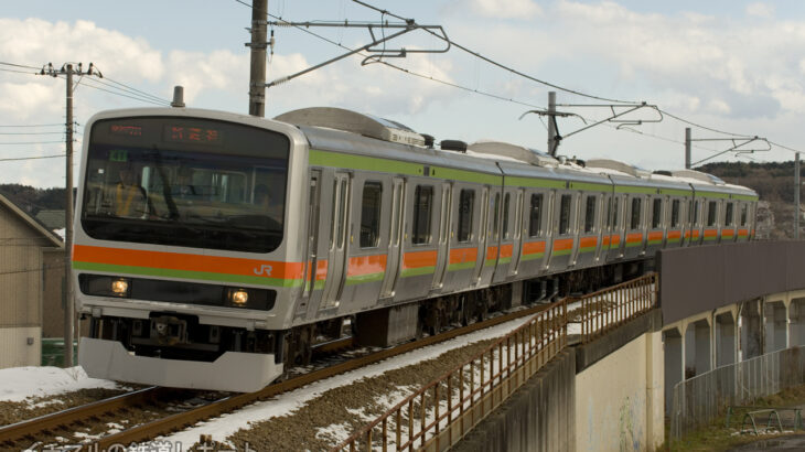 JR八高線・川越線用のE231系3000番台が登場、試運転を実施