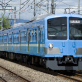 新101系1251F 近江鉄道100形カラーに塗装変更して武蔵丘を出場