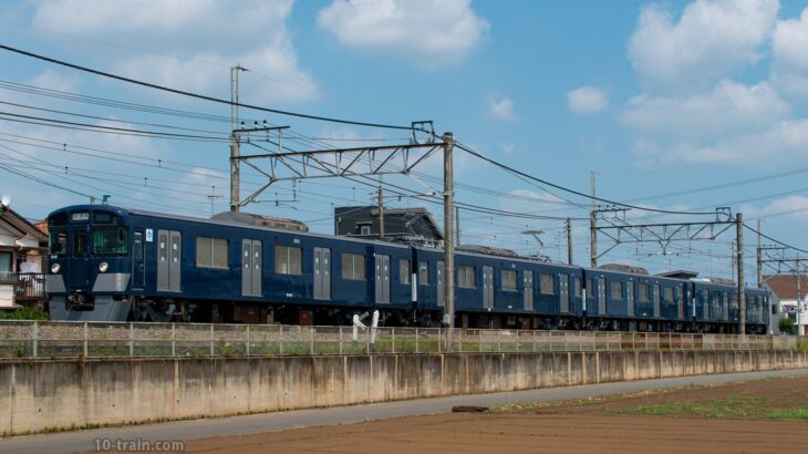 9000系9108F（ワンマン改造車・4両）が新宿線で試運転を実施